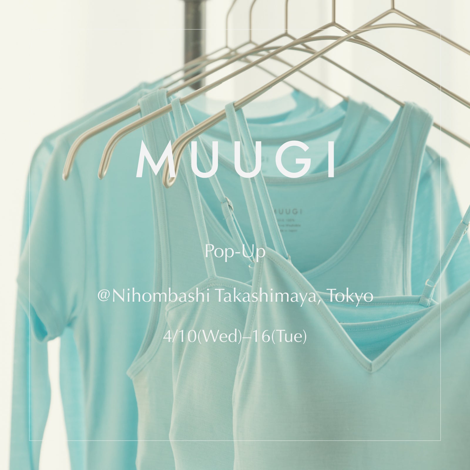 4月10日(水)〜16日(火)、日本橋髙島屋にてポップアップを開催いたします