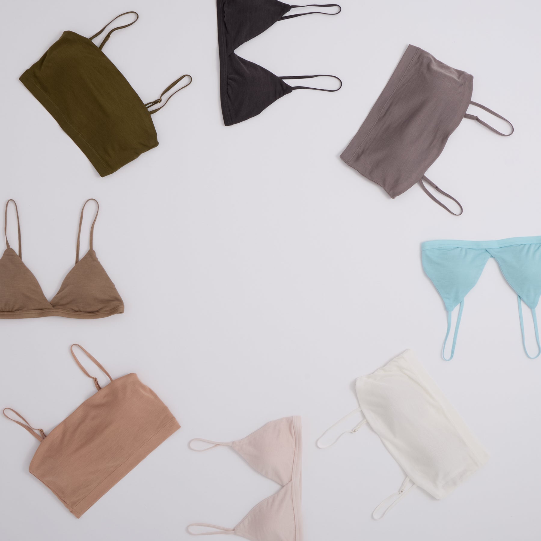 シルク100%のブラレットとベアトップブラが誕生しました