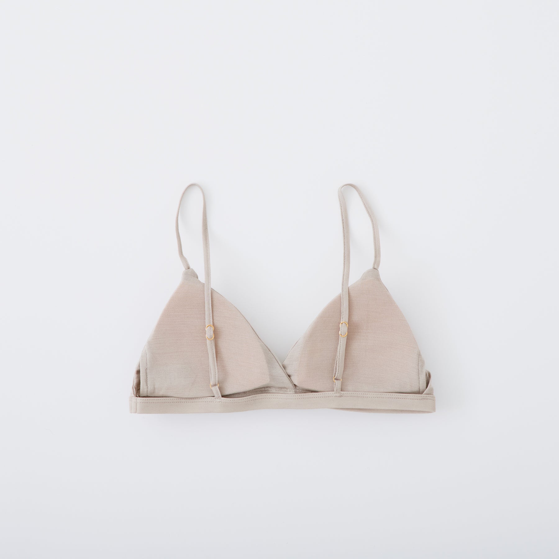 シルク100%ブラレット, オイスター(裏)