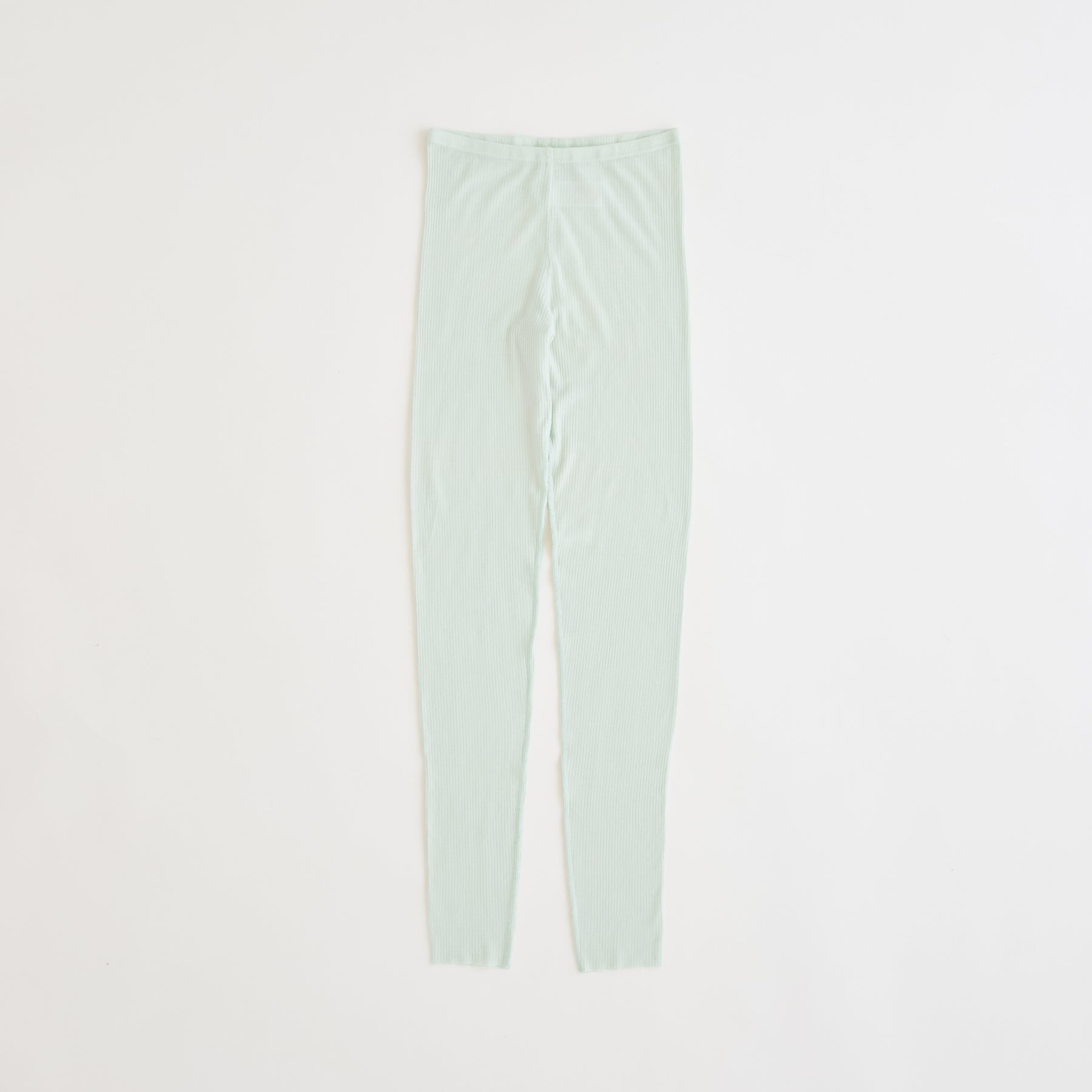 メリノウール100%リブ レギンス, ペールミント