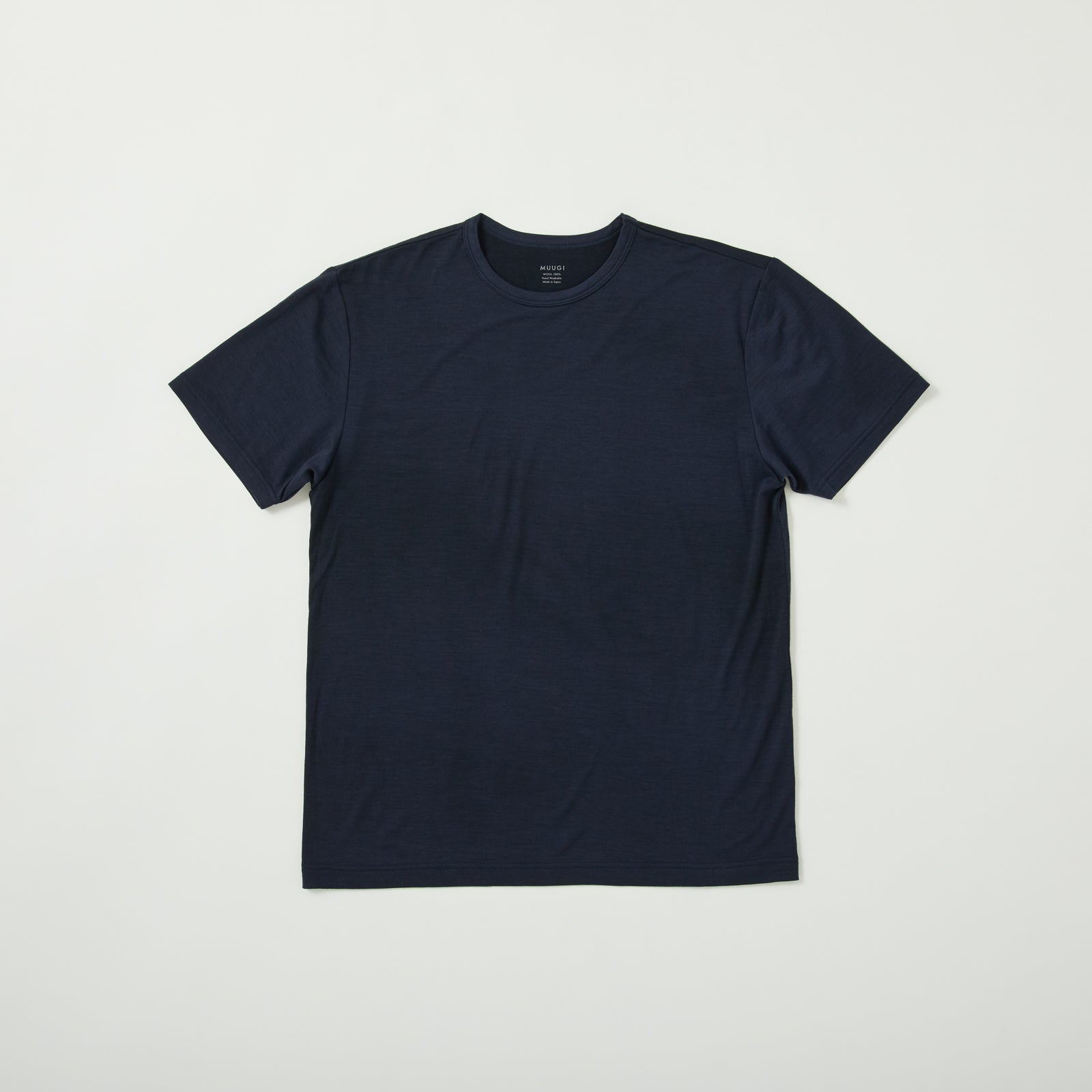 Men's 100% Merino Wool Jersey Short Sleeve Tee in Navy (2023 model)