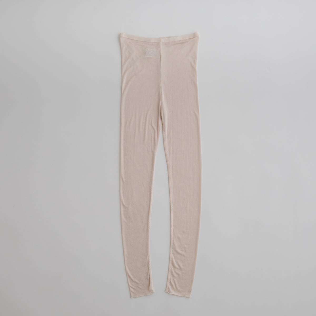 100% Silk Leggings in Ecru