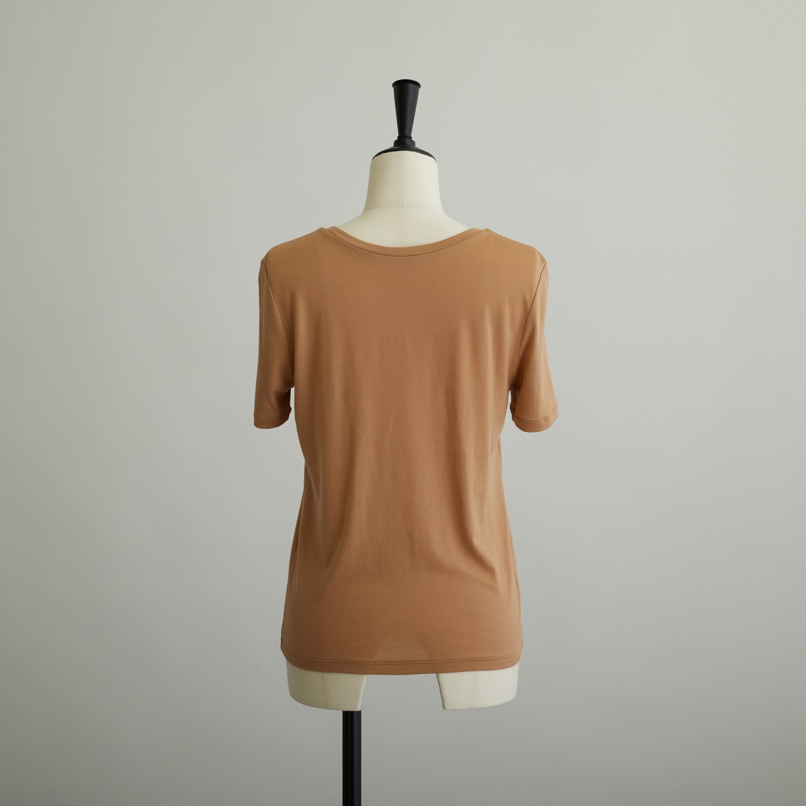 メリノウール100%天竺 半袖カットソー／Tシャツ - 3サイズ・4色