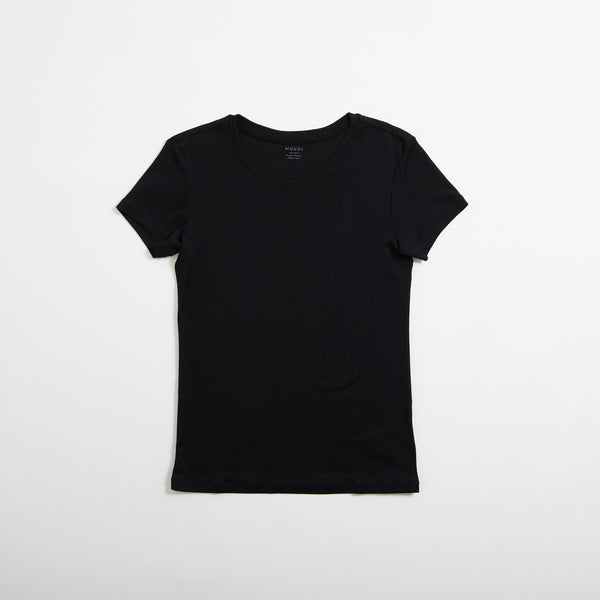 シルク100%半袖カットソー - 3サイズ・7色 -／Tシャツ – MUUGI（ムーギ）